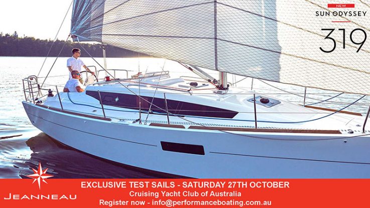 Exclusive test sails of the new Sun Odyssey 319